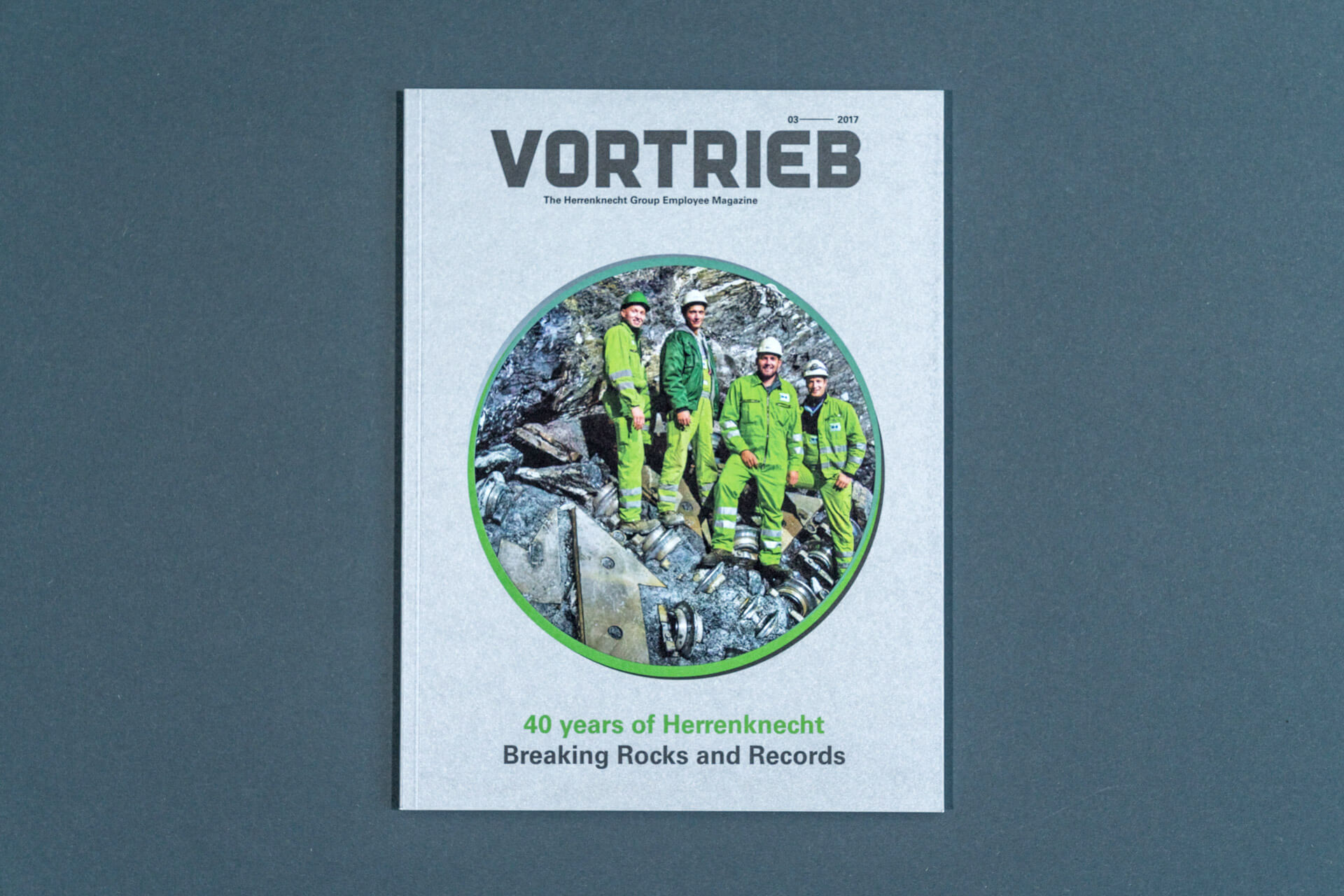 Das Cover des „Vortrieb"-Magazins.